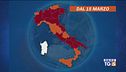 Quasi tutta rossa, l'Italia si richiude