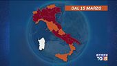 Quasi tutta rossa, l'Italia si richiude