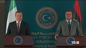 Mario Draghi in Libia: "Ora cessate il fuoco"