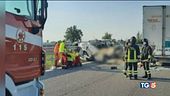 Strage in autostrada, morti cinque operai