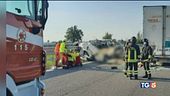Strage in autostrada, morti cinque operai