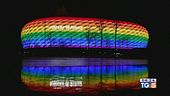 Stadio arcobaleno, no dell'Uefa