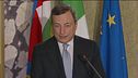 Draghi: "Per l'Italia è momento favorevole"