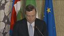 Draghi: crescita sarà superiore al previsto