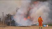 Roghi e vento forte inferno in Sardegna