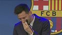 Le lacrime di Messi "E' dura lasciare"