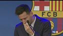 Le lacrime di Messi "E' dura lasciare"
