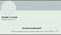Trump cancellato dai social