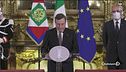 Prova fiducia, Draghi chiede unità