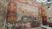 Rivive il grande affresco di Pompei