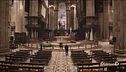 Dante entra nel Duomo di Milano