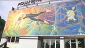 Un murale per la divina del nuoto