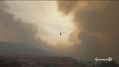 Incendi, inferno a Oristano