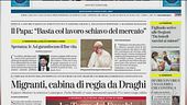 Il Papa condanna il lavoro schiavo