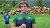 L'incontro con i giocatori del Rugby Treviso