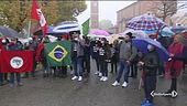 Padova, scontri anti-Bolsonaro