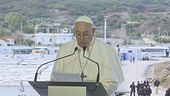 Il Papa tra gli ultimi a Lesbo