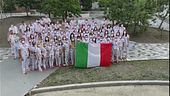 La Francia celebra gli eroi azzurri