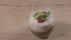 Dessert al kiwi e semi di chia