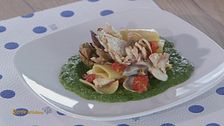 Paccheri con ricciola e vongole