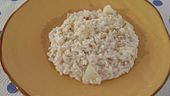 Risotto al branzino e pere Williams