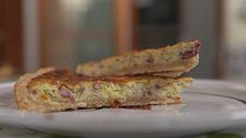 Quiche con speck e zucchine