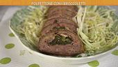 Polpettone con i broccoletti