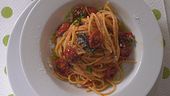 Spaghetti ai pomodori infornati