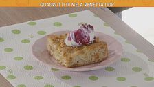Quadrotti di mela renetta Dop