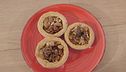 Crostatine con frutta secca