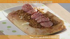 Pizza cotechino e lenticchie