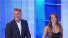 Ciro Immobile e la moglie Jessica entrano in studio