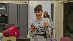 Giulia e Arianna: l'ingresso in casetta