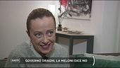 No di Giorgia Meloni al governo Draghi