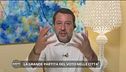 Matteo Salvini in collegamento dalla Calabria