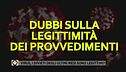 Virus, i divieti degli ultimi mesi sono legittimi?