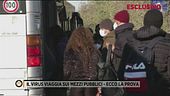 Il virus viaggia sui mezzi pubblici