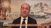 Luca Zaia, presidente regione Veneto, a Dritto e Rovescio