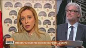 Caos vaccini, Giorgia Meloni: "L'Ue ha sbagliato"