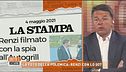 Renzi filmato con la spia all'Autogrill