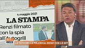 Renzi filmato con la spia all'Autogrill