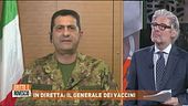 Il generale Figliuolo: "Al mio arrivo il mio primo pensiero è stato elaborare il piano"