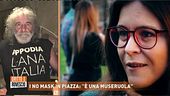 I No Mask in piazza: "È una museruola"
