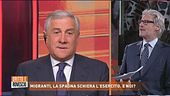 Antonio Tajani: "La questione immigrazione si risolve a livello europeo"