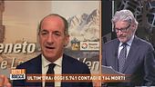 Coprifuoco, Luca Zaia: "Possiamo pensare di eliminare il coprifuoco"