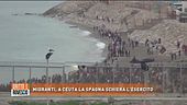 Migranti, a Ceuta la Spagna schiera l'esercito