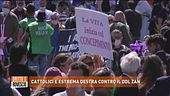 Cattolici ed estrema destra contro il ddl Zan
