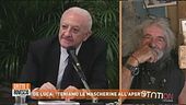 De Luca: "Teniamo le mascherine". Mauro Corona: "Sindrome dittatoriale"