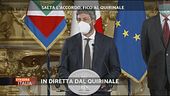 Roberto Fico in diretta dal Quirinale