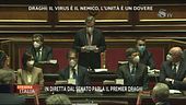 In diretta dal Senato il Premier Draghi